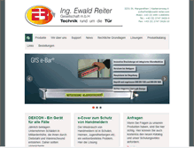 Tablet Screenshot of ewald-reiter.com